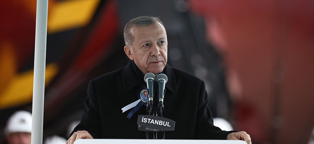 Cumhurbaşkanı Erdoğan, Pakistan MİLGEM Projesi kapsamında inşa edilen üçüncü geminin denize iniş törenine katıldı